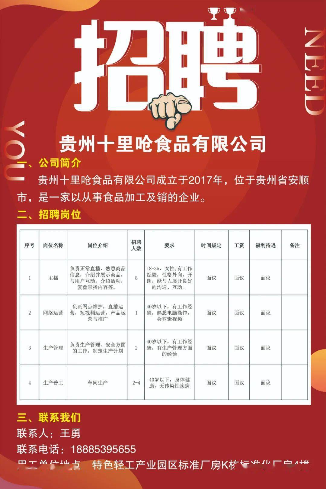 贞丰锦丰公司招聘启事，寻找优秀人才加入我们的团队